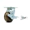 Service Caster 4 Inch High Temp Phenolic Swivel Caster with Roller Bearing and Brake SCC SCC-30CS420-PHRHT-TLB-BSL - alternate 1